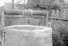 A well with a winch