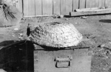 A small bread proofing basket