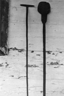 Tools used for bread baking in an oven