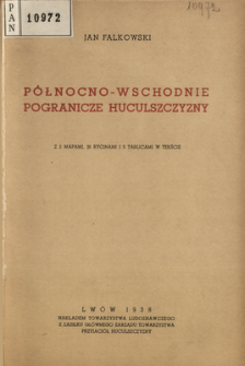 P&oacute;łnocno-wschodnie pogranicze Huculszczyzny