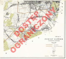 Powiat Gliwice : wojew&oacute;dztwo katowickie : skala 1:25 000