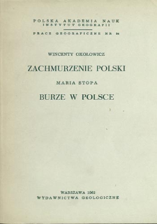 Zachmurzenie Polski = Cloudines in Poland = Oblačnost' na territorii Pol'&scaron;i
