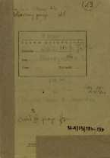 Zeszyty z badań gwarowych; Ux/13