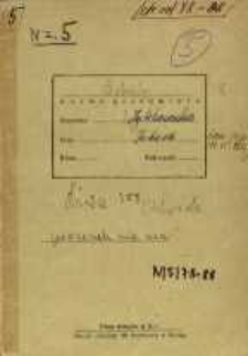 Zeszyty z badań gwarowych; N/5