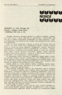 Remmert, H. 1978 - &Ouml;kologie. Ein Lehrbuch - Springer-Verlag, Berlin-Heidelberg-New York, ss. 269