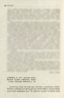 Campbell, R. 1977 - Microbial ecology - Blackwell Scientific Publications, Oxford-London-Edinburgh-Melbourne, ss. 148