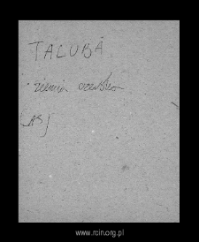 Taluba. Files of Czersk district in the Middle Ages. Files of Historico-Geographical Dictionary of Masovia in the Middle Ages