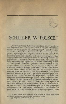 Schiller w Polsce