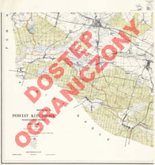 Powiat Kluczbork : wojew&oacute;dztwo opolskie : skala 1:25 000