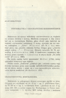 Systematics and geographical distribution