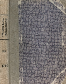 Badania nad osadnictwem okresu rzymskiego w W&oacute;lce Łasieckiej, pow. Łowicz, w latach 1957-1958