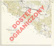 Powiat Lubin : wojew&oacute;dztwo wrocławskie : skala 1:25 000
