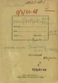 Zeszyty z badań gwarowych; O/3