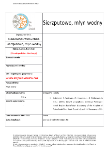 Sierzputowo, młyn wodny