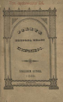 Poezye Brunona hrabi Kicińskiego, częścią przekładane, częścią oryginalne w XII. tomach. T. 3.
