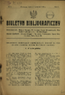 Biuletyn Bibljograficzny 1920 N.3