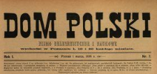 Dom Polski : pismo beletrystyczne i naukowe 1888 N.7