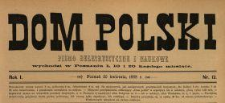 Dom Polski : pismo beletrystyczne i naukowe 1888 N.12