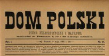 Dom Polski : pismo beletrystyczne i naukowe 1888 N.14
