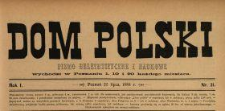 Dom Polski : pismo beletrystyczne i naukowe 1888 N.21
