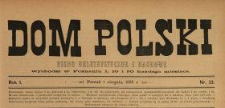 Dom Polski : pismo beletrystyczne i naukowe 1888 N.22