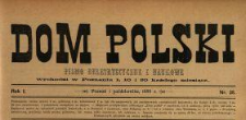 Dom Polski : pismo beletrystyczne i naukowe 1888 N.28