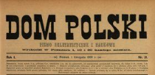 Dom Polski : pismo beletrystyczne i naukowe 1888 N.31