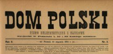 Dom Polski : pismo beletrystyczne i naukowe 1889 N.3