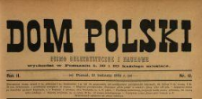 Dom Polski : pismo beletrystyczne i naukowe 1889 N.12
