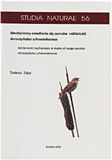 Mechanisms of settlement in males of sedge warbler Acrocephalus schoenobaenus
