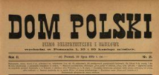 Dom Polski : pismo beletrystyczne i naukowe 1889 N.21