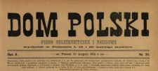 Dom Polski : pismo beletrystyczne i naukowe 1889 N.24