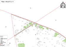 Map of the K&oacute;rnik Arboretum - section 8