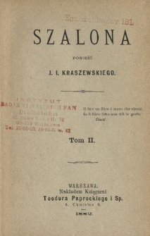 Szalona : powieść. T. 2