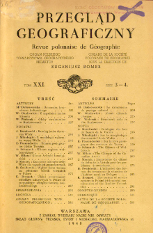 Przegląd Geograficzny = Revue Polonaise de G&eacute;ographie = Polish Geographical Review