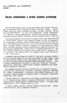 Tłoczywa niskociśnieniowe w metodzie prasowania przetłoczonego = Compression of low-pressure moulding materials applying transfer moulding method