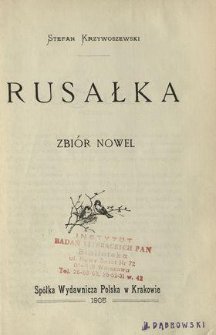 Rusałka : zbi&oacute;r nowel