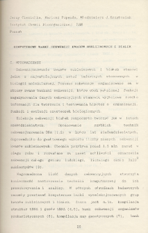 Komputerowe banki sekwencji kwas&oacute;w nukleinowych i białek