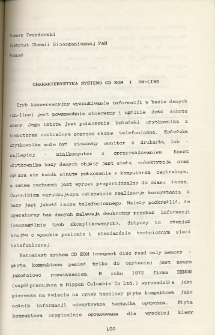 Charakterystyka systemu CD ROM i ON LINE