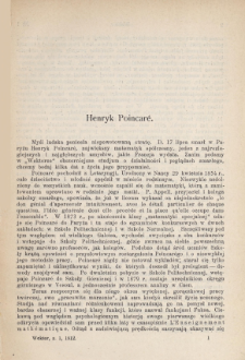 Henryk Poncar&eacute;.