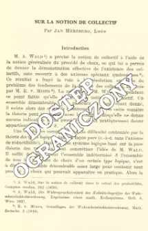 Sur la notion de collectif