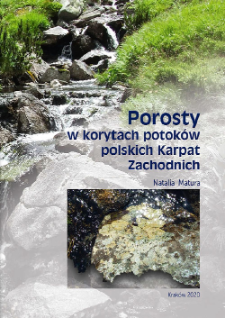 Porosty w korytach potoków polskich Karpat Zachodnich