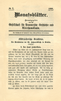 Monatsbl&auml;tter Jhrg. 12, H. 2 (1898)