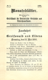 Monatsbl&auml;tter Jhrg. 12, H. 6 (1898)