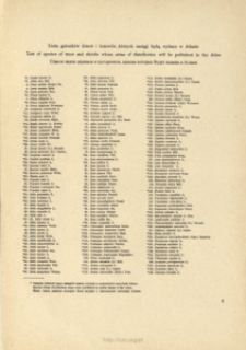 Lista gatunk&oacute;w