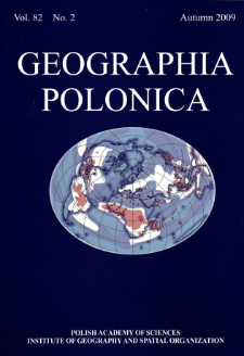 Geographia Polonica Vol. 82 No. 2 (2009), Contents