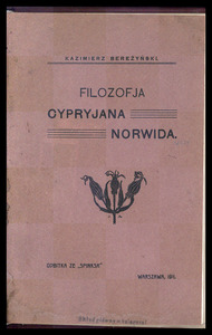 Filozofja Cypryjana Norwida
