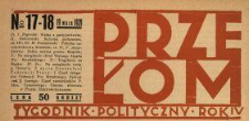 Przełom : tygodnik polityczno-społeczny 1929 N.17-18
