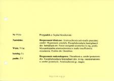 File of histopathological evaluation of nervous system diseases (1966) - nr 57/66