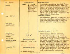File of histopathological evaluation of nervous system diseases (1966) - nr 95/66